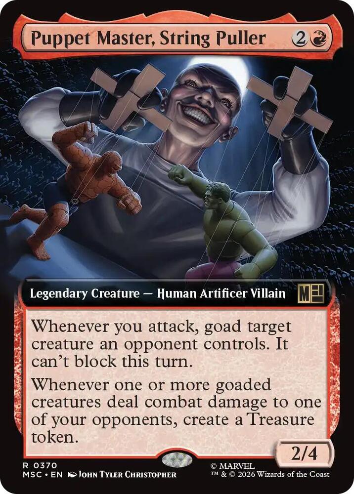 Puppet Master String Puller Extended Art 370 (Commander: Marvel Super Heroes)  - Extended Art | Good Games Morley