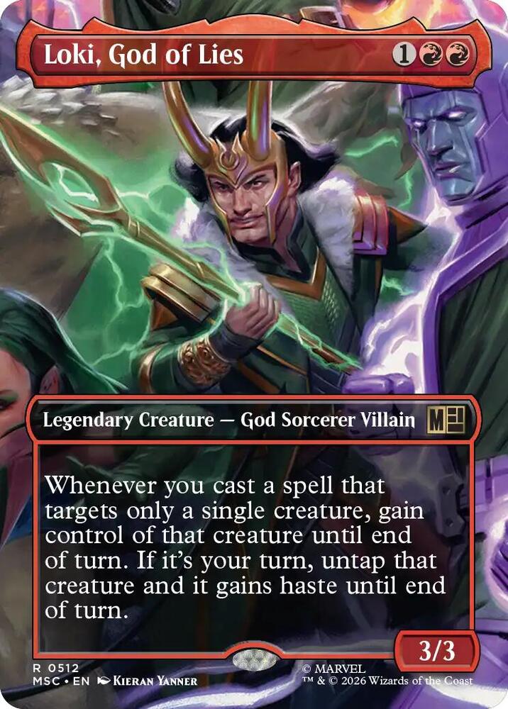 Loki, God of Lies 512 (Commander: Marvel Super Heroes)  - Borderless | Good Games Morley