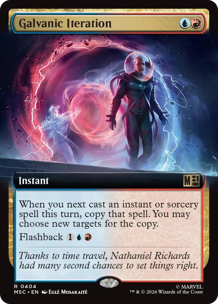 Galvanic Iteration Extended Art 404 (Commander: Marvel Super Heroes)  - Extended Art | Good Games Morley
