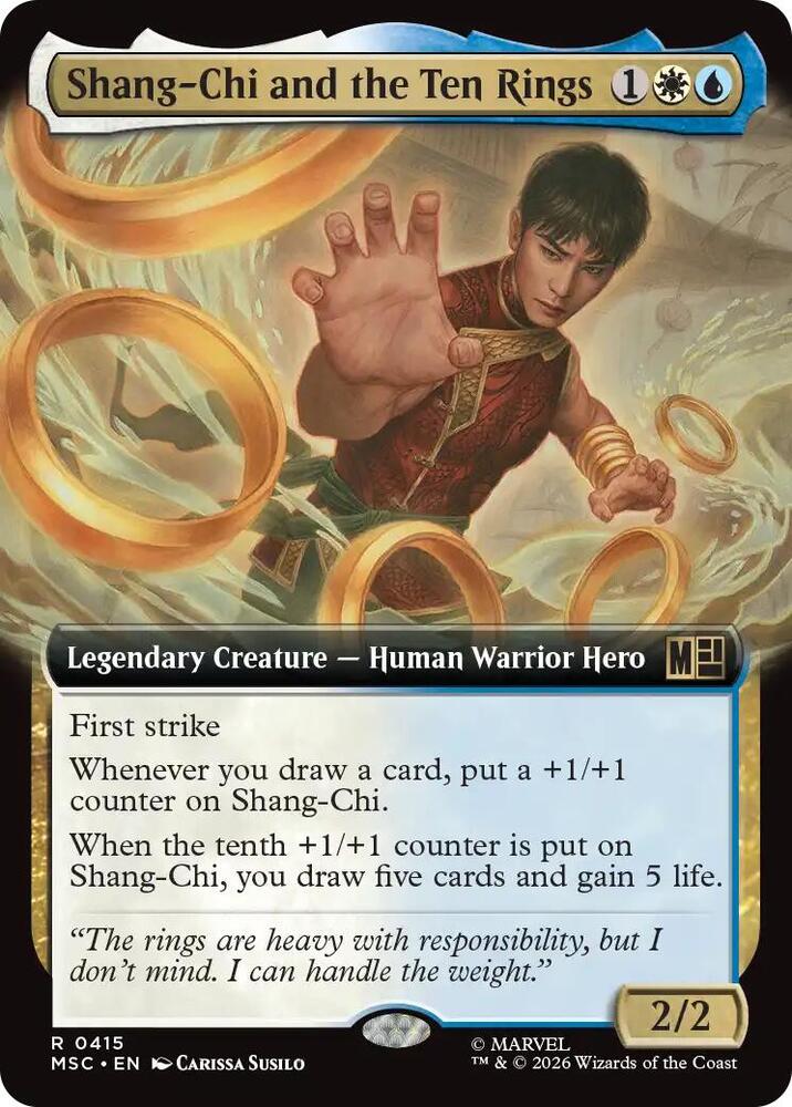 Shang Chi and the Ten Rings Extended Art 415 (Commander: Marvel Super Heroes)  - Extended Art | Good Games Morley