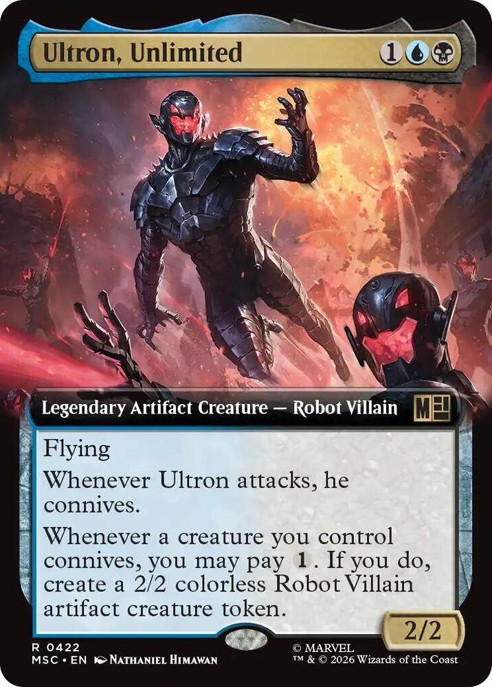 Ultron Unlimited Extended Art 422 (Commander: Marvel Super Heroes)  - Extended Art | Good Games Morley