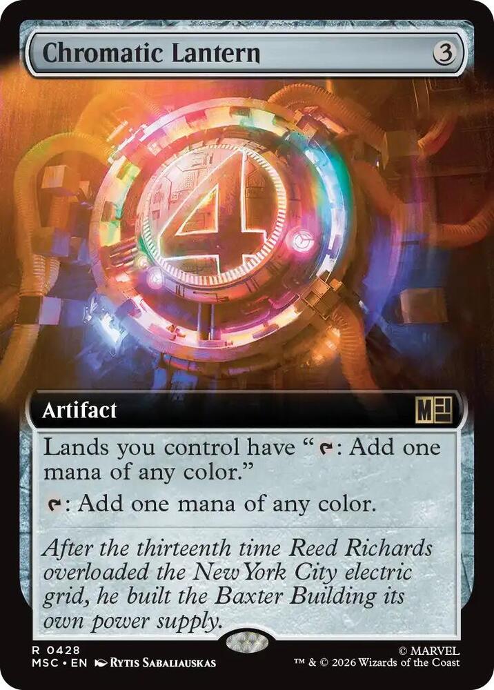 Chromatic Lantern 428 (Commander: Marvel Super Heroes)  - Extended Art | Good Games Morley