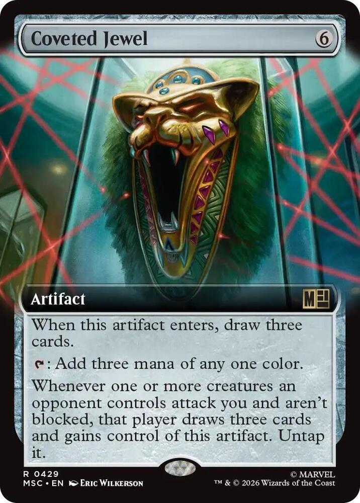 Coveted Jewel Extended Art 429 (Commander: Marvel Super Heroes)  - Extended Art | Good Games Morley