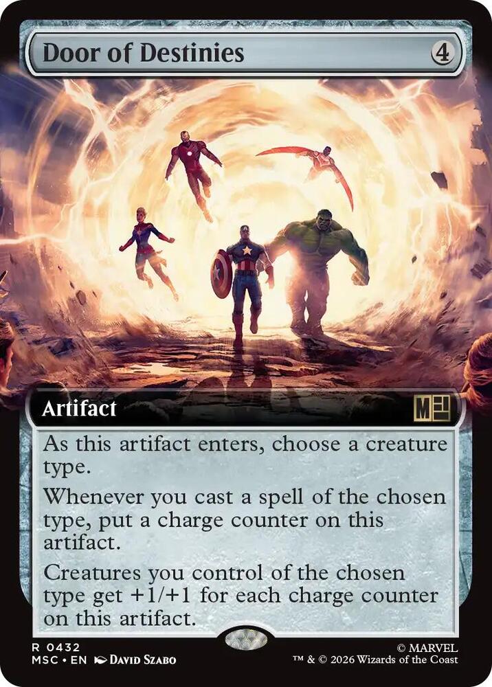Door of Destinies Extended Art 432 (Commander: Marvel Super Heroes)  - Extended Art | Good Games Morley