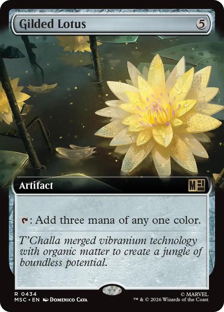 Gilded Lotus Extended Art 434 (Commander: Marvel Super Heroes)  - Extended Art | Good Games Morley
