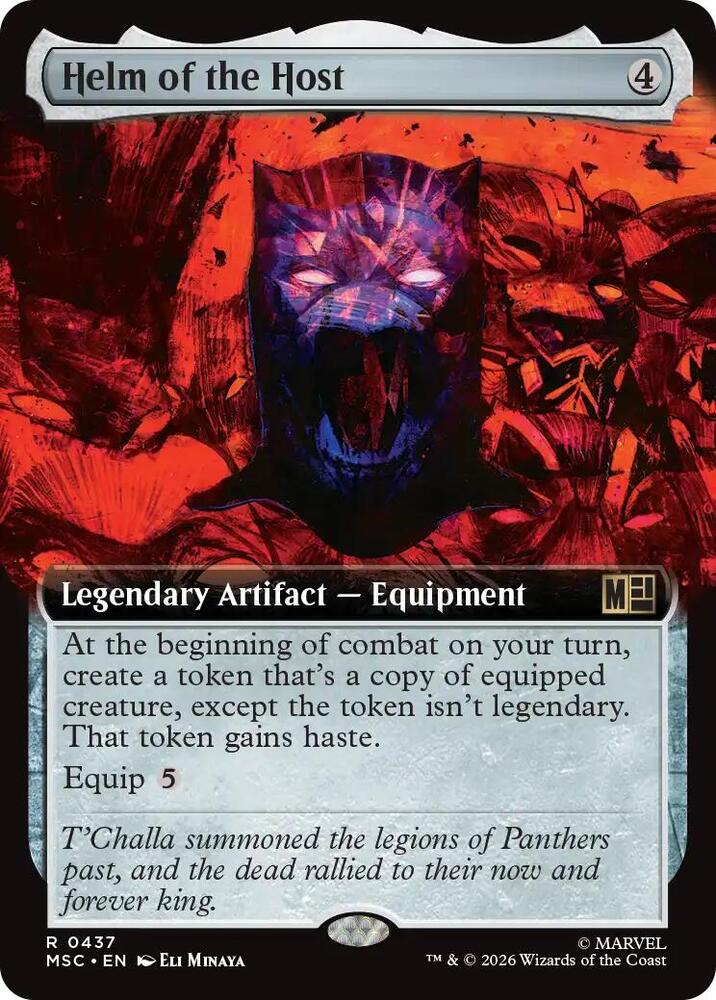 Helm of the Host Extended Art 437 (Commander: Marvel Super Heroes)  - Extended Art | Good Games Morley