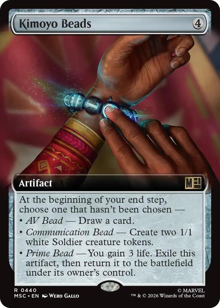 Kimoyo Beads Extended Art 440 (Commander: Marvel Super Heroes)  - Extended Art | Good Games Morley