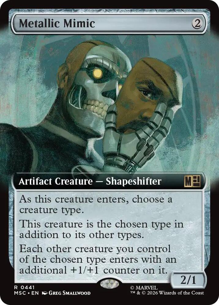 Metallic Mimic Extended Art 441 (Commander: Marvel Super Heroes)  - Extended Art | Good Games Morley