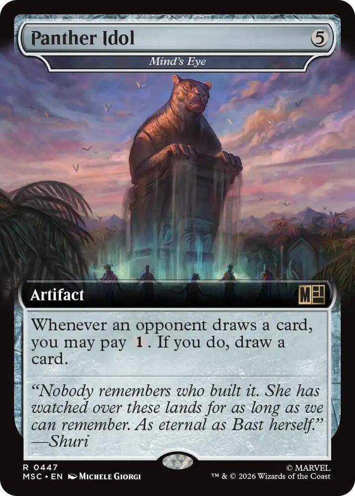 Panther Idol Minds Eye Extended Art 447 (Commander: Marvel Super Heroes)  - Extended Art | Good Games Morley