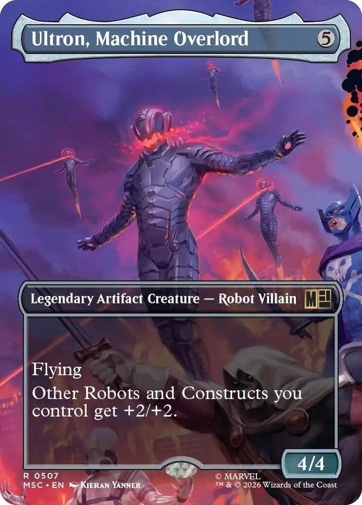 Ultron, Machine Overlord 507 (Commander: Marvel Super Heroes)  - Borderless | Good Games Morley