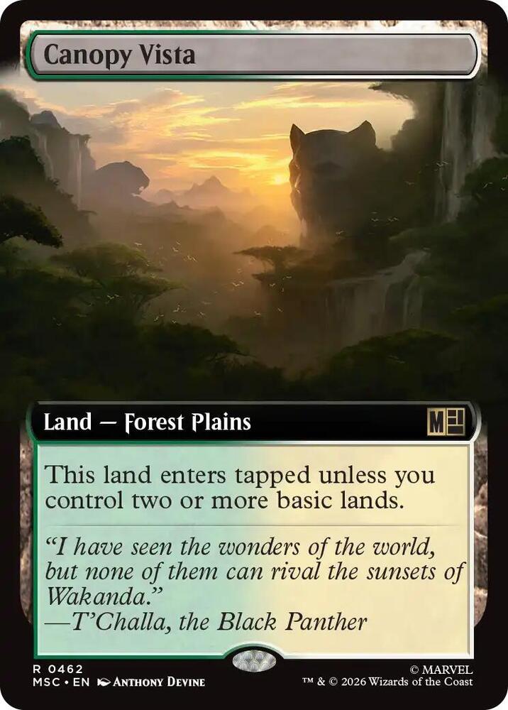 Canopy Vista 462 (Commander: Marvel Super Heroes)  - Extended Art | Good Games Morley