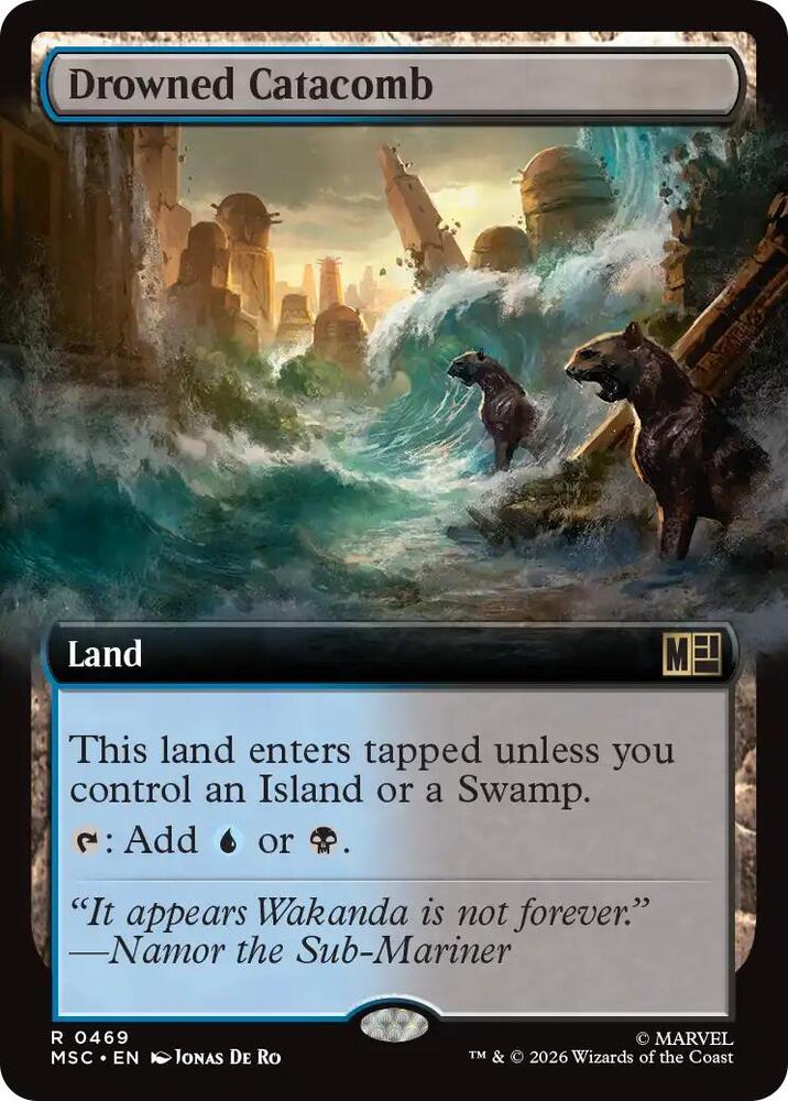 Drowned Catacomb Extended Art 469 (Commander: Marvel Super Heroes)  - Extended Art | Good Games Morley