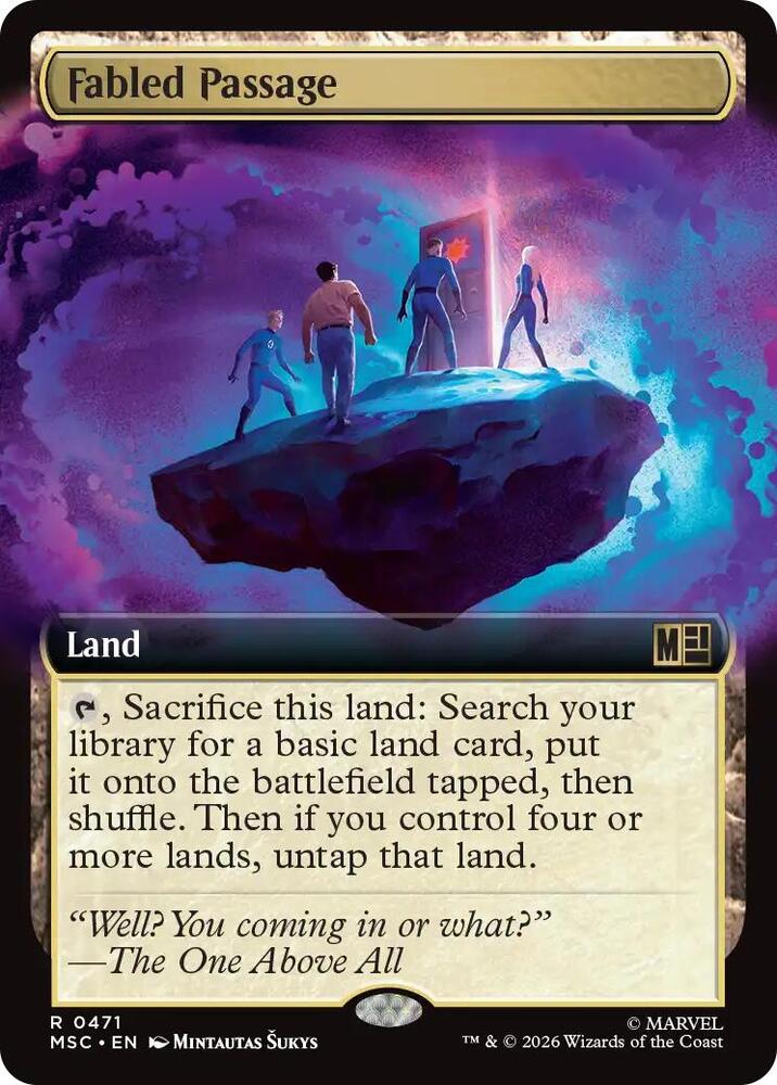 Fabled Passage Extended Art 471 (Commander: Marvel Super Heroes)  - Extended Art | Good Games Morley