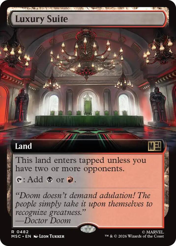 Luxury Suite Extended Art 482 (Commander: Marvel Super Heroes)  - Extended Art | Good Games Morley