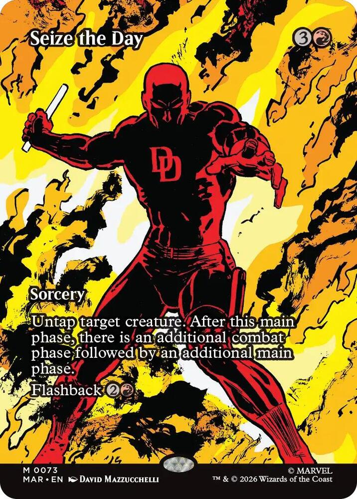 Seize the Day 73 (Marvel Universe Eternal-Legal)  - Borderless Foil | Good Games Morley