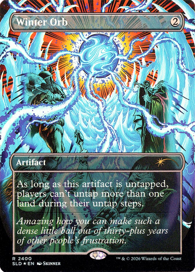 Winter Orb 2400 (Secret Lair Drop Series)  - Borderless Foil | Good Games Morley