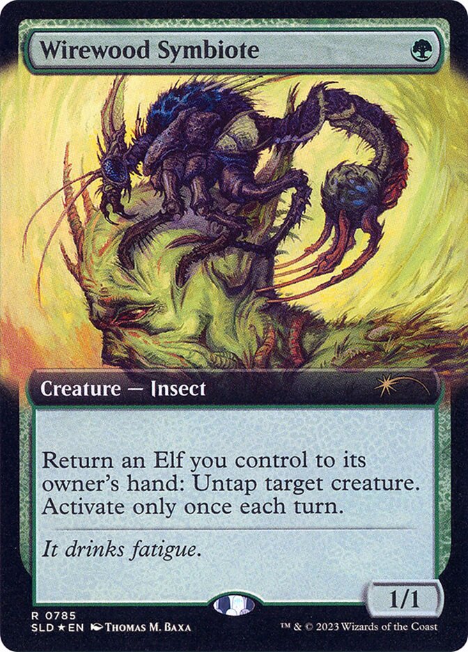 Wirewood Symbiote 785/1 (Secret Lair Drop Series)  - Extended Art Foil | Good Games Morley