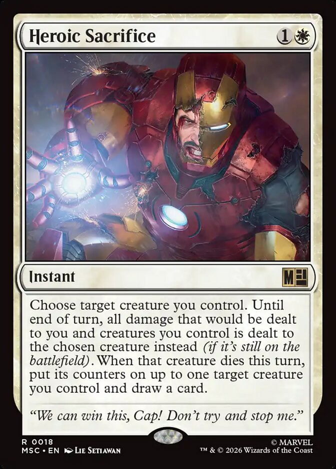 Heroic Sacrifice 18 (Commander: Marvel Super Heroes)  | Good Games Morley