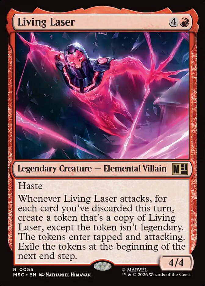 Living Laser 55 (Commander: Marvel Super Heroes)  - Surge Foil | Good Games Morley