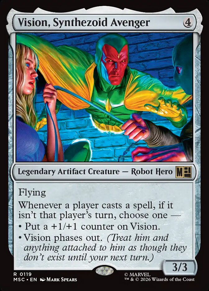 Vision, Synthezoid Avenger 119 (Commander: Marvel Super Heroes)  | Good Games Morley