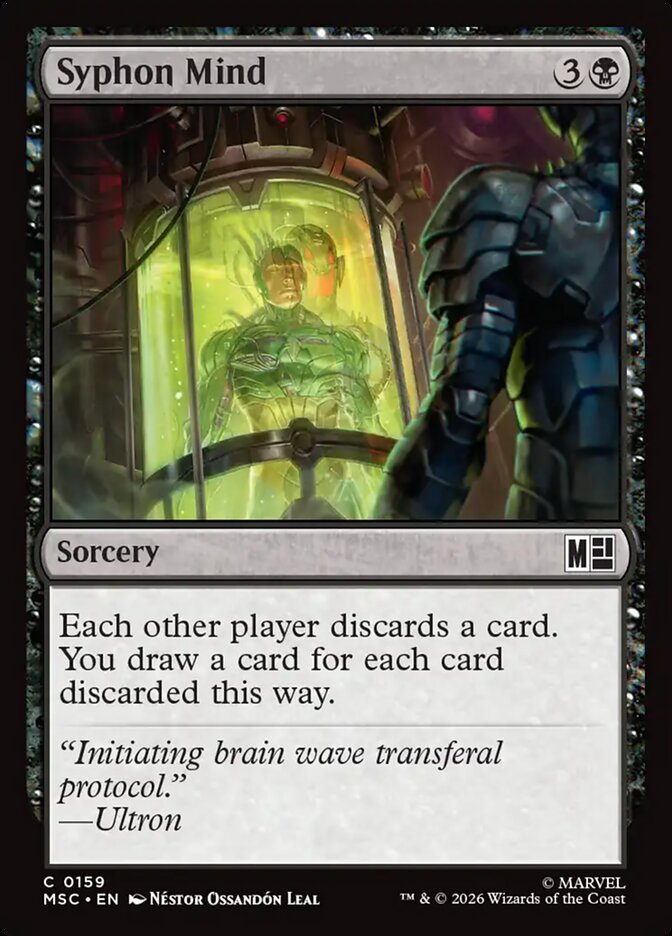 Syphon Mind 159 (Commander: Marvel Super Heroes)  - Surge Foil | Good Games Morley
