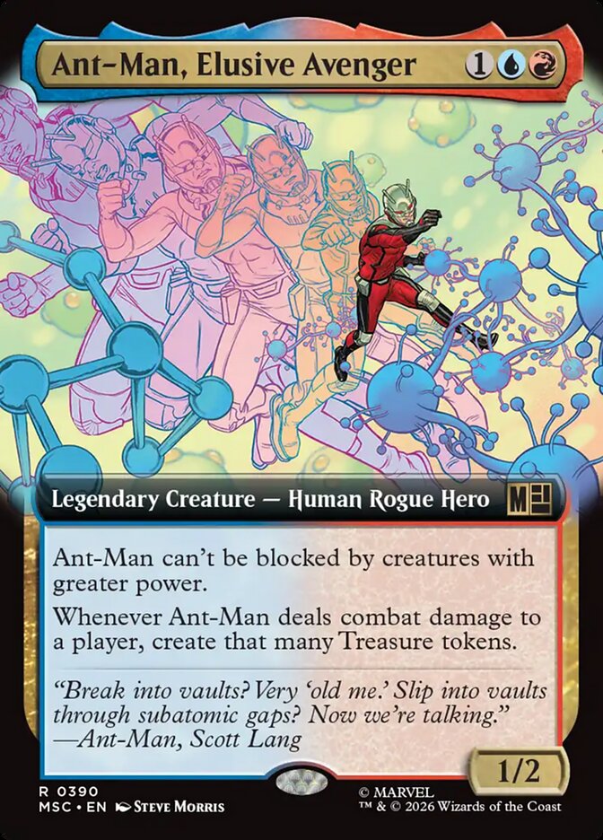 Ant Man Elusive Avenger Extended Art 390 (Commander: Marvel Super Heroes)  - Extended Art | Good Games Morley