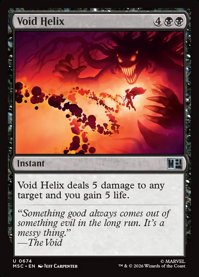 Void Helix 674 (Commander: Marvel Super Heroes)  - Foil | Good Games Morley