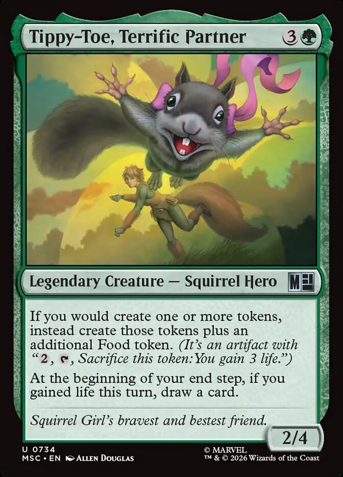 Tippy-Toe, Terrific Partner 734 (Commander: Marvel Super Heroes)  | Good Games Morley