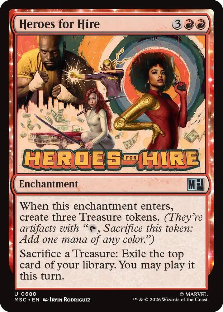Heroes for Hire 688 (Commander: Marvel Super Heroes)  | Good Games Morley