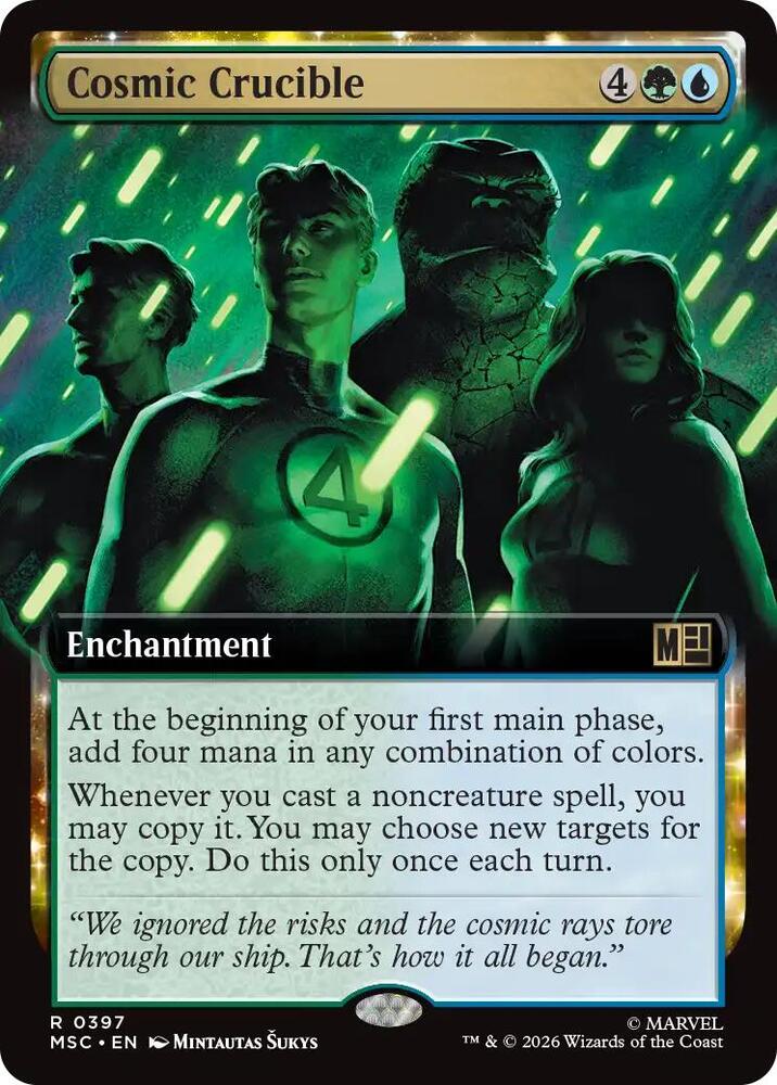 Cosmic Crucible Extended Art 397 (Commander: Marvel Super Heroes)  - Foil | Good Games Morley