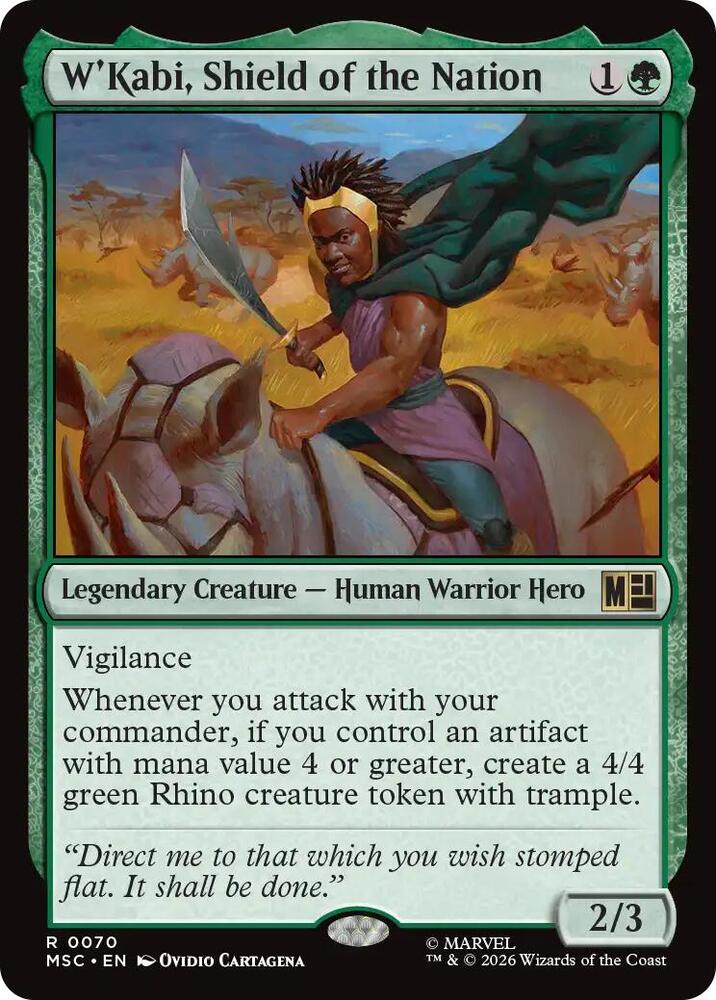 WKabi Shield of the Nation 70 (Commander: Marvel Super Heroes)  | Good Games Morley
