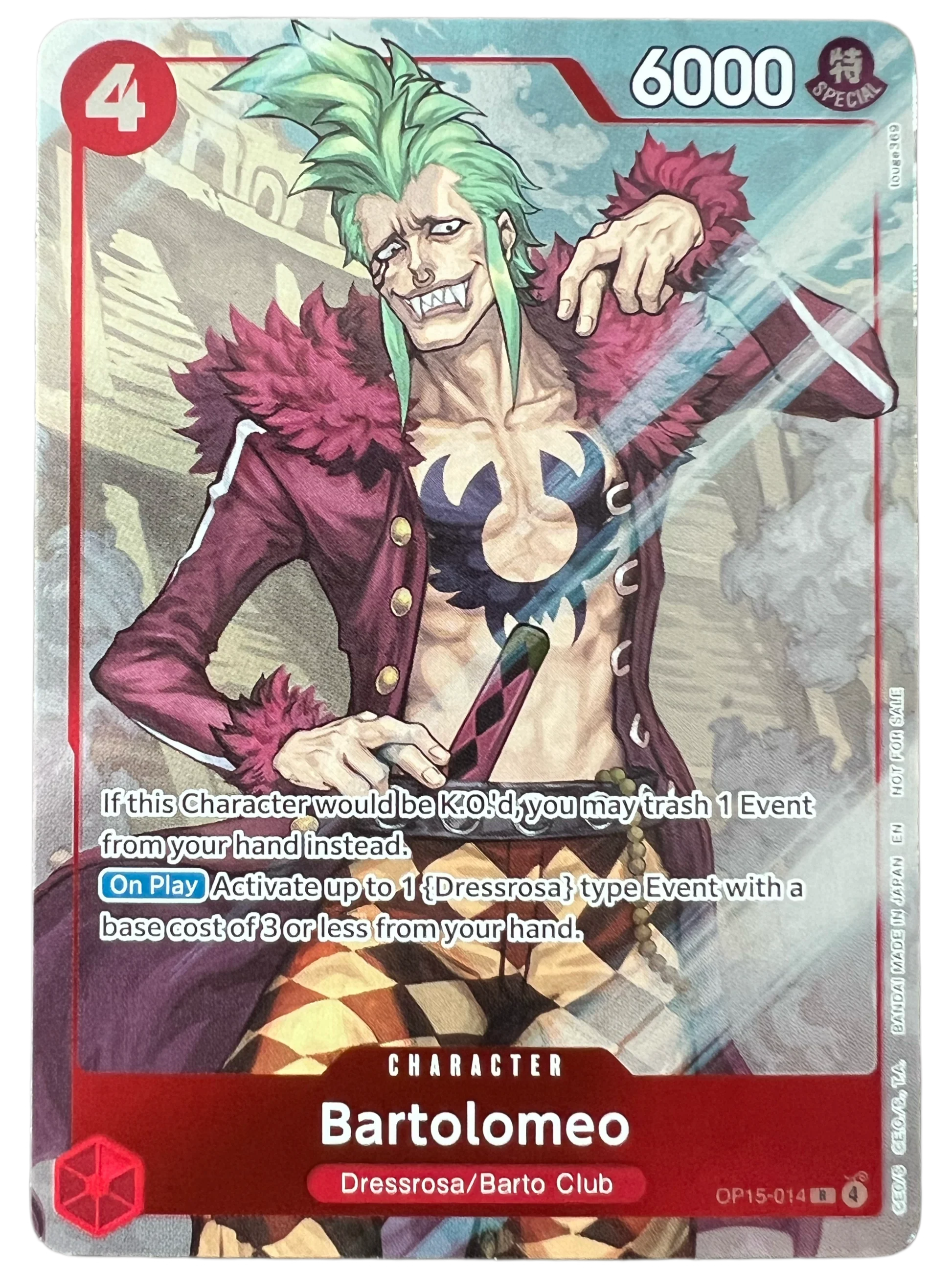 Bartolomeo (Dash Pack) OP15-014 (Adventure on Kami's Island)  - Foil | Good Games Morley