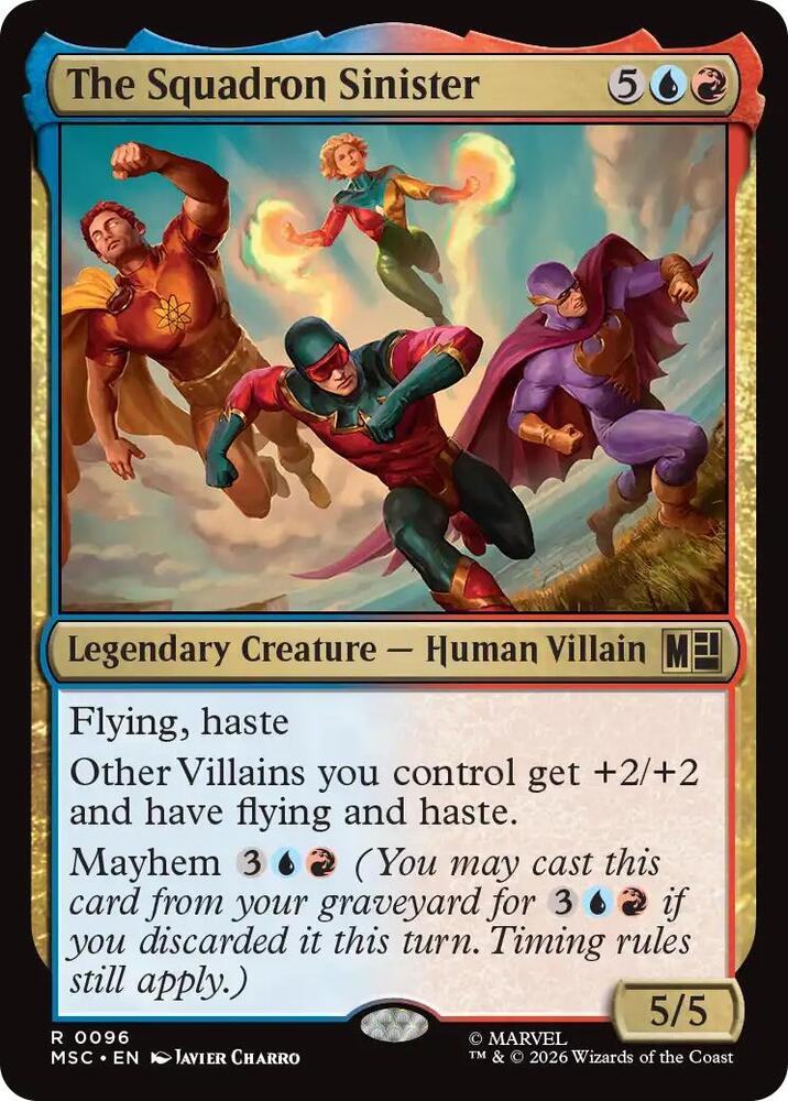 The Squadron Sinister Surge Foil 96 (Commander: Marvel Super Heroes)  - Foil | Good Games Morley
