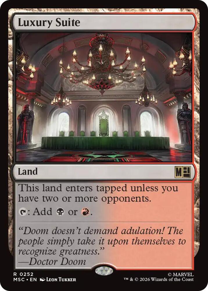 Luxury Suite Surge Foil 252 (Commander: Marvel Super Heroes)  - Foil | Good Games Morley