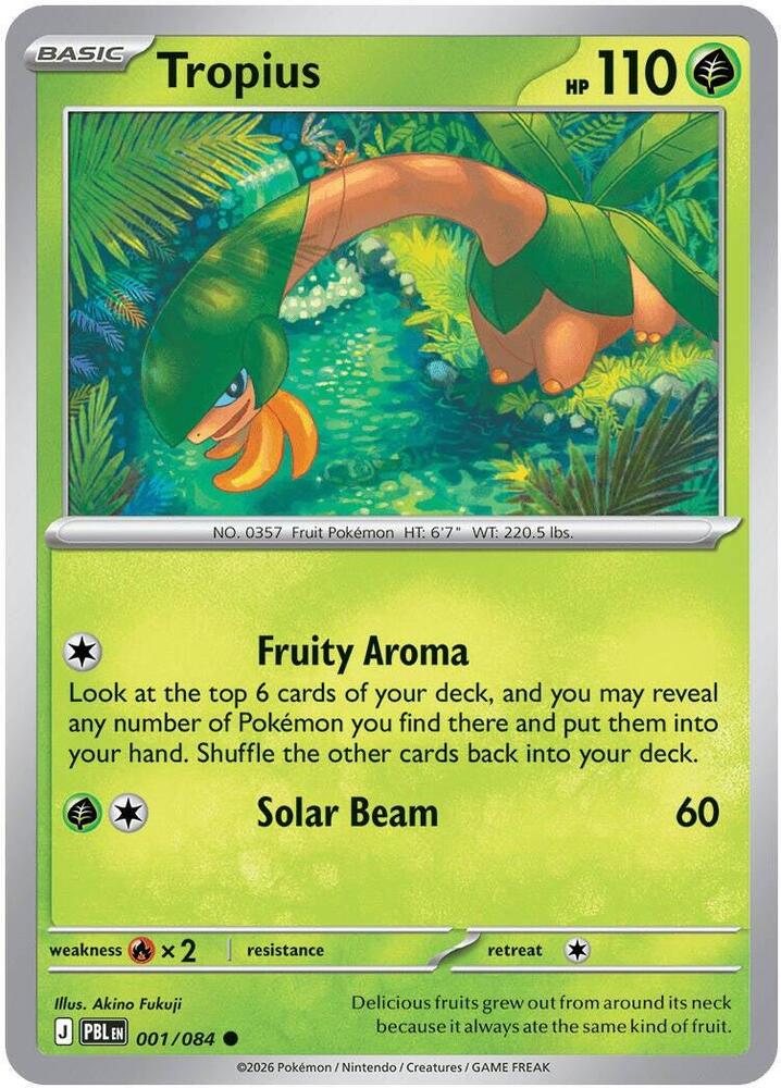 Tropius 001/084 (ME05: Pitch Black)  - Reverse Holofoil | Good Games Morley