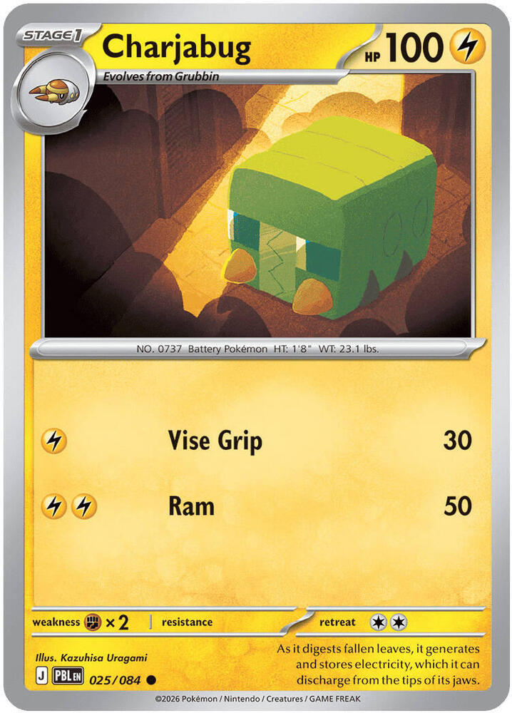 Charjabug 025/084 (ME05: Pitch Black)  - Reverse Holofoil | Good Games Morley
