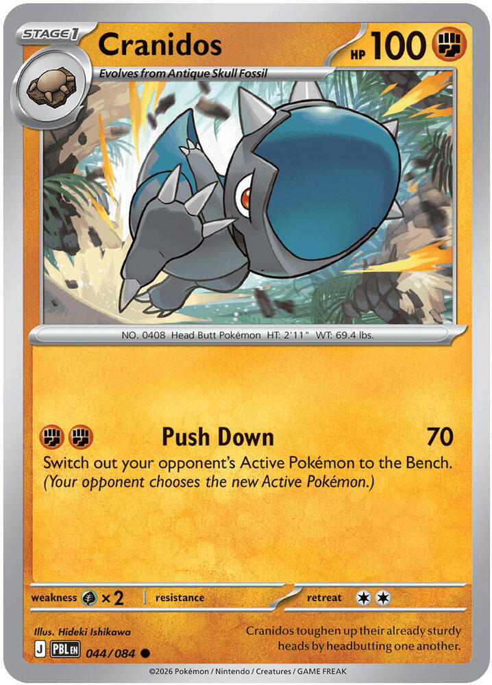 Cranidos 044/084 (ME05: Pitch Black)  - Reverse Holofoil | Good Games Morley