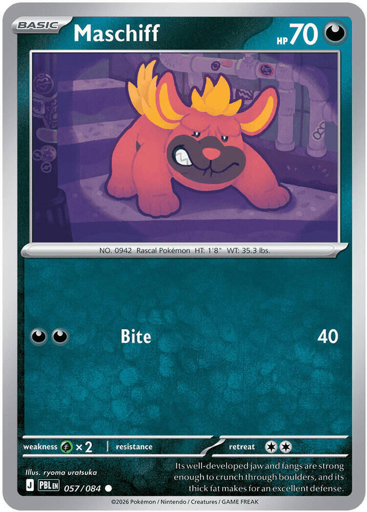 Maschiff 057/084 (ME05: Pitch Black)  - Reverse Holofoil | Good Games Morley