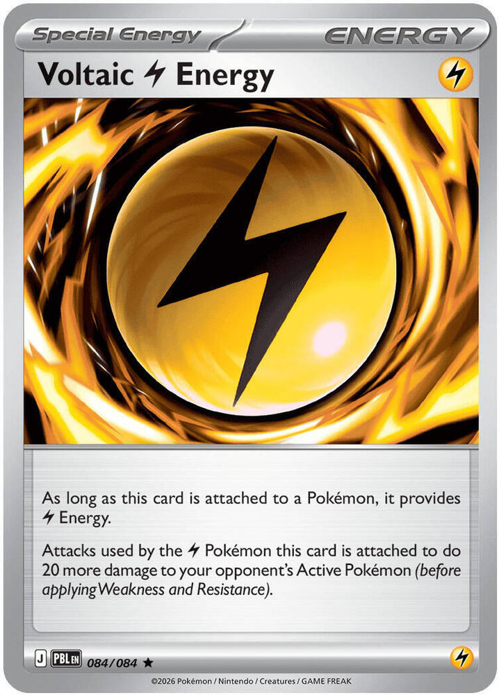 Voltaic Lightning Energy 084/084 (ME05: Pitch Black)  - Holofoil | Good Games Morley