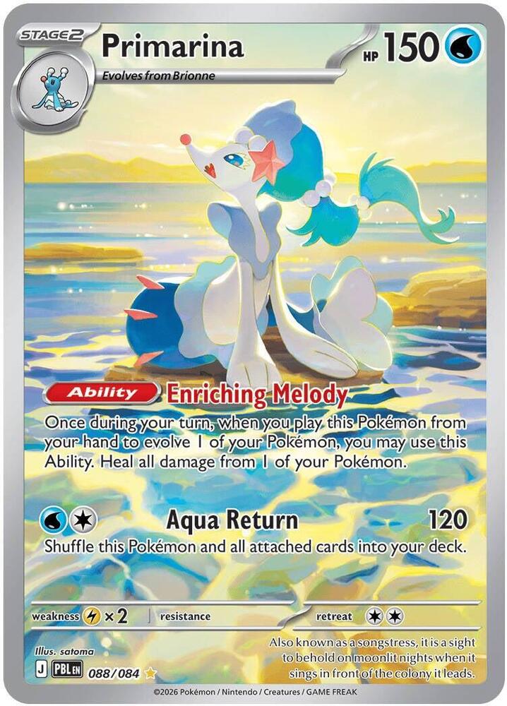 Primarina 088/084 (ME05: Pitch Black)  - Holofoil | Good Games Morley