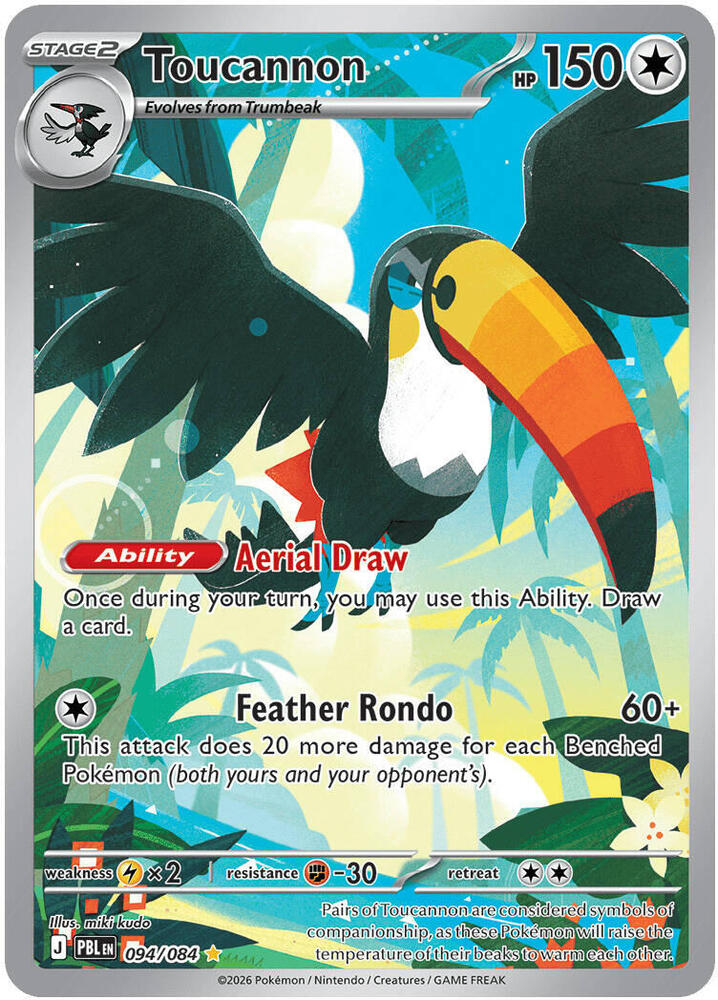 Toucannon 094/084 (ME05: Pitch Black)  - Holofoil | Good Games Morley