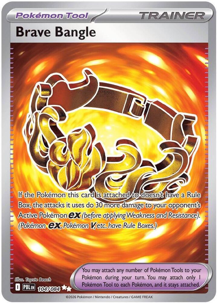 Brave Bangle 104/084 (ME05: Pitch Black)  - Holofoil | Good Games Morley