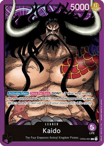 Kaido ST04-001 (Revision Pack Cards)  - Foil | Good Games Morley