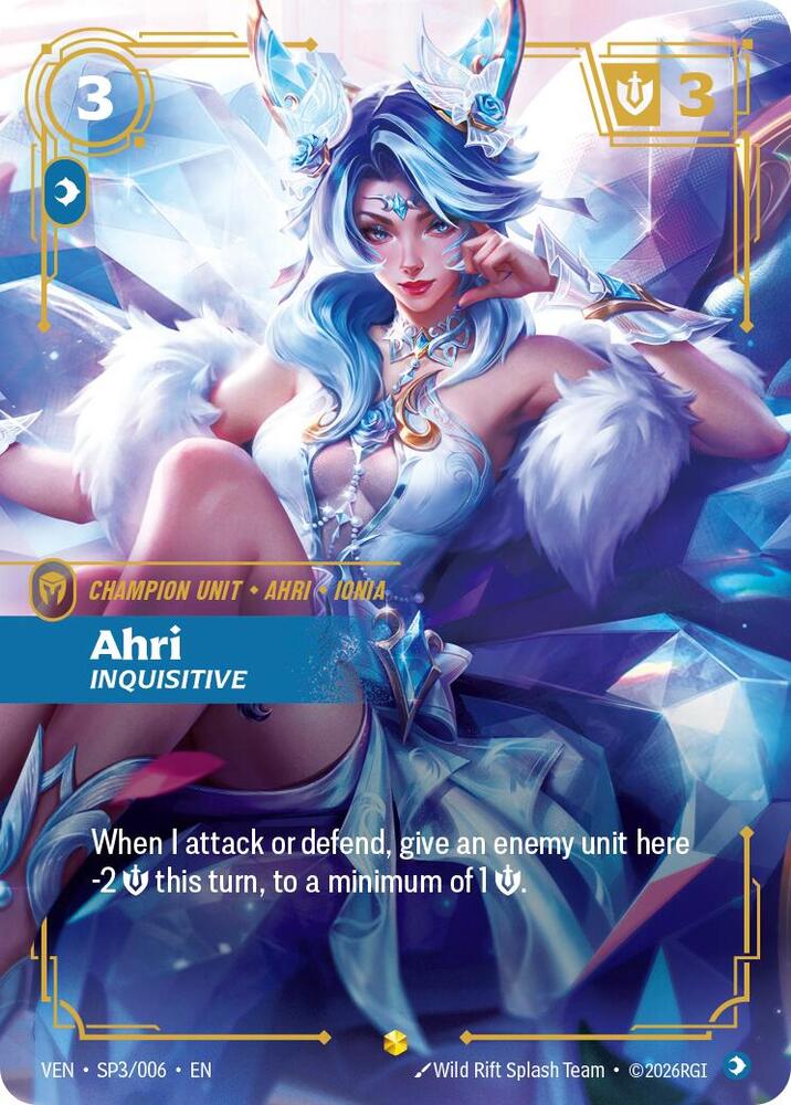 Ahri - Inquisitive SP3/006 (Vendetta)  - Foil | Good Games Morley