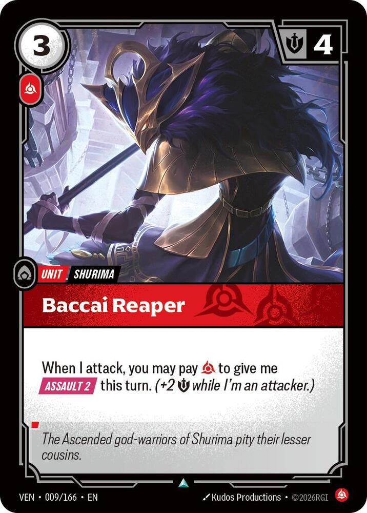 Baccai Reaper (Dupe) 009/166 (Vendetta)  - Foil | Good Games Morley