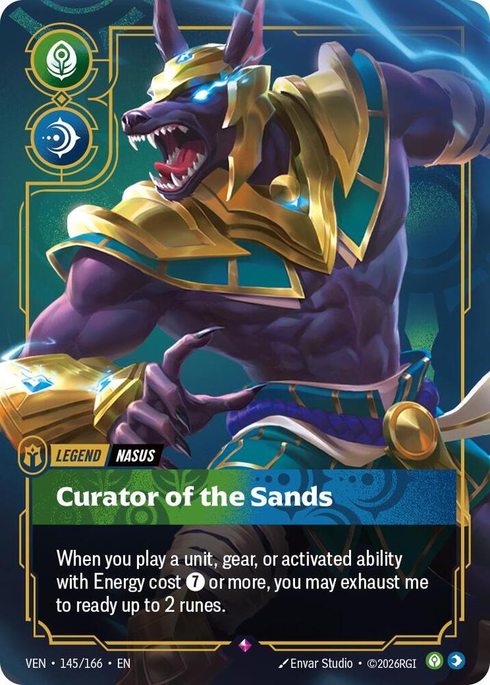 Nasus - Curator of the Sands 145/166 (Vendetta)  - Foil | Good Games Morley