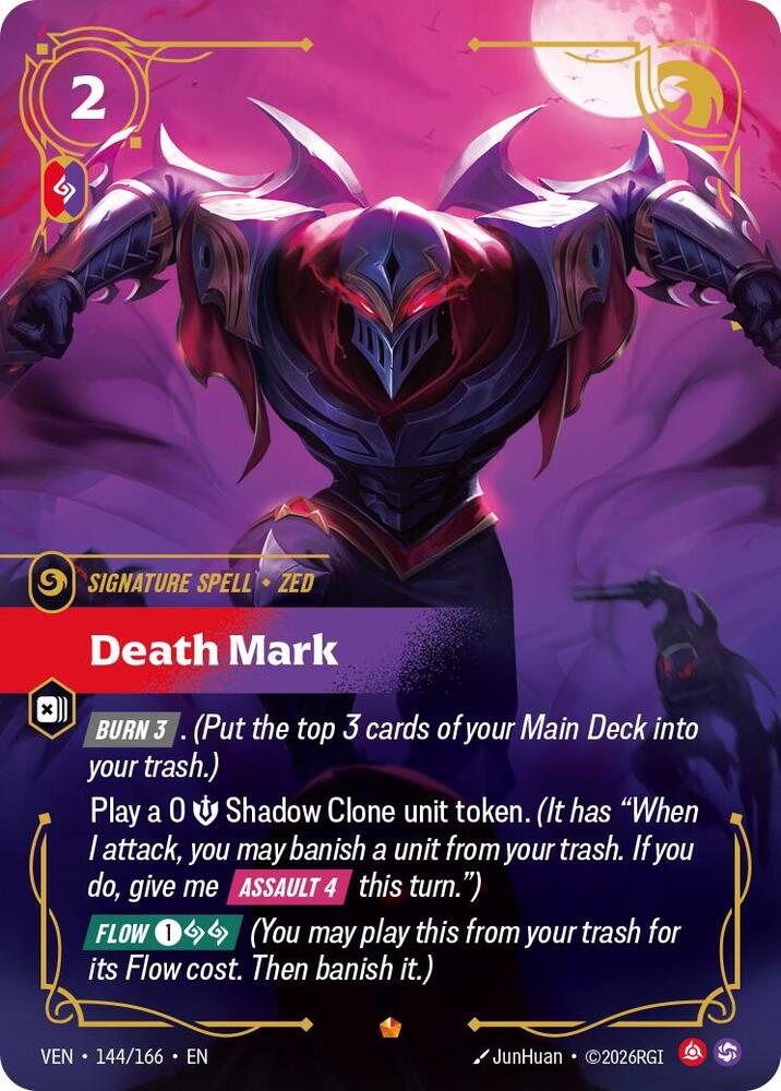 Death Mark 144/166 (Vendetta)  - Foil | Good Games Morley