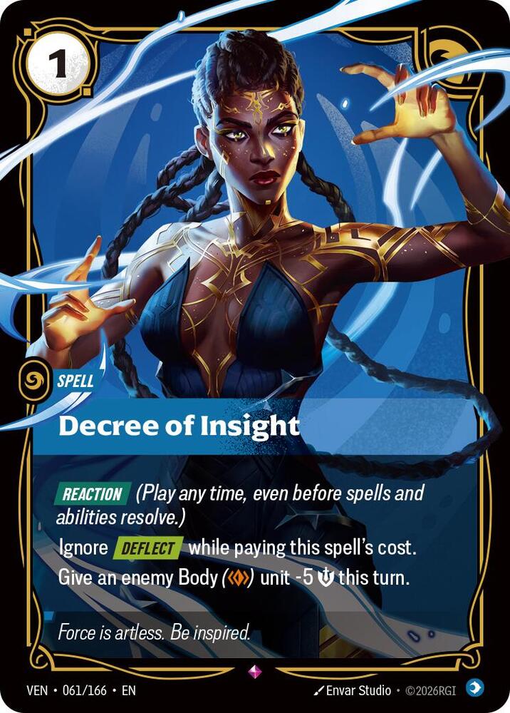 Decree of Insight 061/166 (Vendetta)  - Foil | Good Games Morley