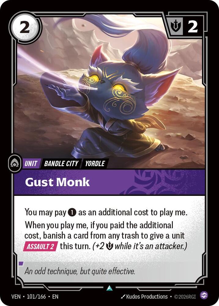 Gust Monk (Dupe) 101/166 (Vendetta)  - Foil | Good Games Morley