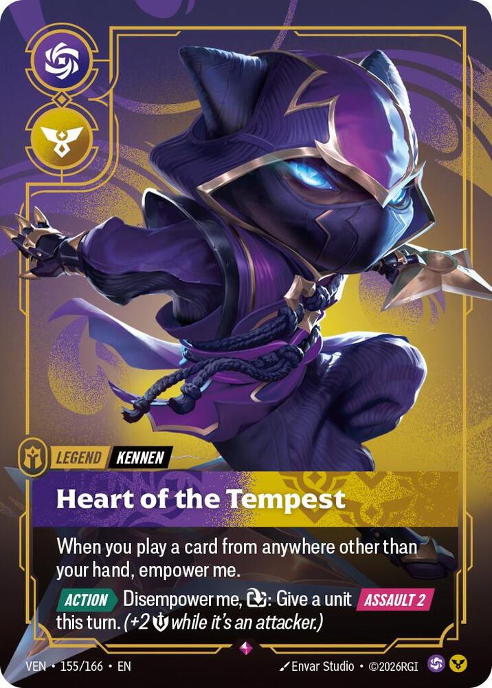 Kennen - Heart of the Tempest 155/166 (Vendetta)  - Foil | Good Games Morley